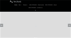 Desktop Screenshot of newstrands.com