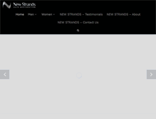 Tablet Screenshot of newstrands.com